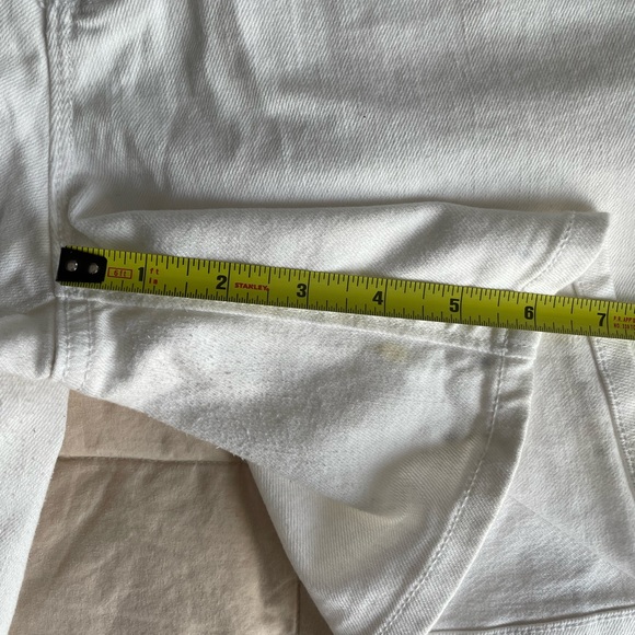 LOFT white denim shorts - Picture 5 of 7